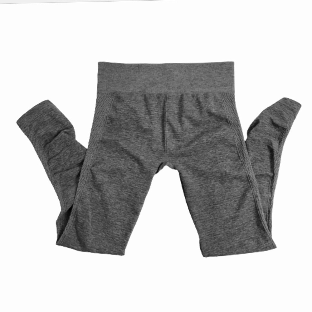 Tek Gear Gray Yoga Leggings Mid Rise M/L